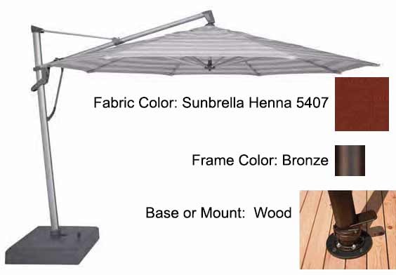 Treasure Garden - 13’ AKZ PLUS Cantilever Umbrella
