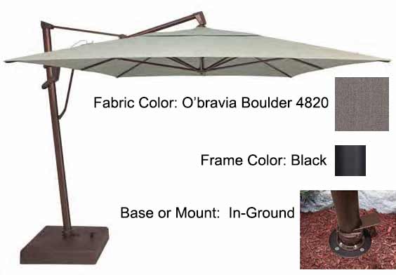 Treasure Garden Cantilever Umbrella - 10'x13' AKZ PLUS