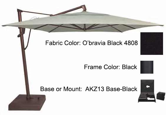 Treasure Garden Cantilever Umbrella - 10'x13' AKZ PLUS
