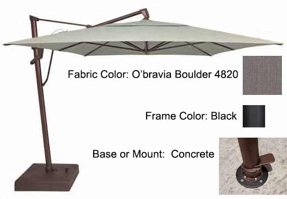 Treasure Garden Cantilever Umbrella - 10'x13' AKZ PLUS