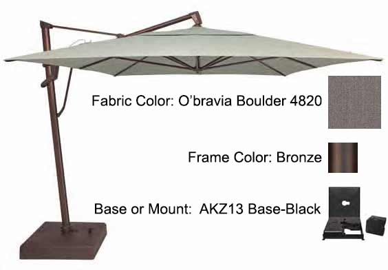 Treasure Garden Cantilever Umbrella - 10'x13' AKZ PLUS