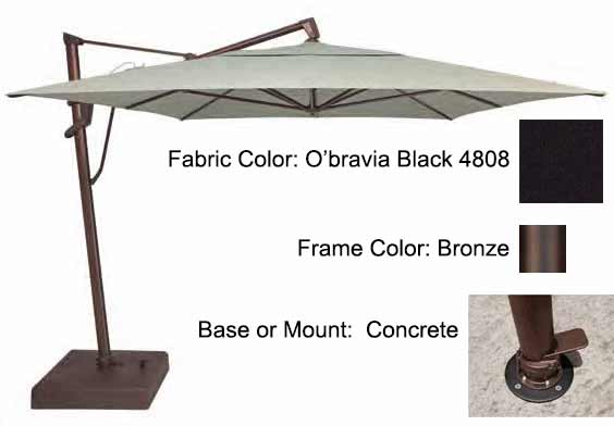 Treasure Garden Cantilever Umbrella - 10'x13' AKZ PLUS