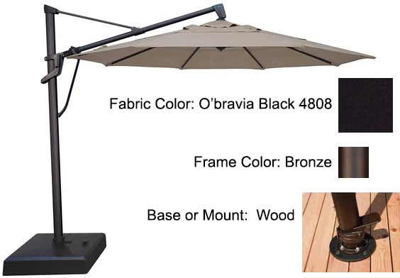 Treasure Garden Cantilever Umbrella - 11’ AKZ PLUS