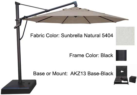Treasure Garden Cantilever Umbrella - 11’ AKZ PLUS