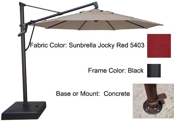 Treasure Garden Cantilever Umbrella - 11’ AKZ PLUS