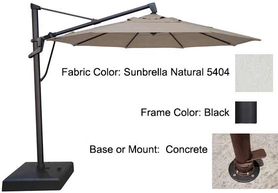 Treasure Garden Cantilever Umbrella - 11’ AKZ PLUS
