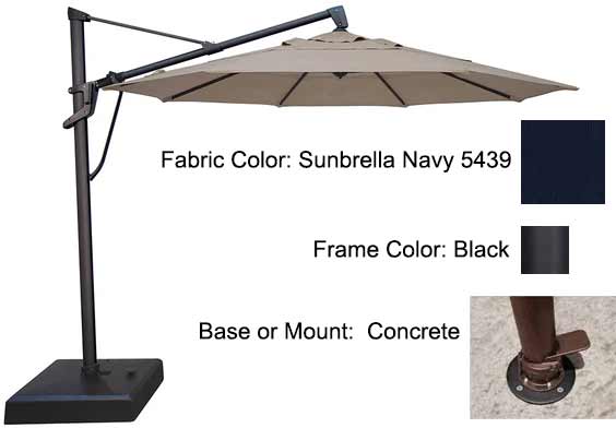 Treasure Garden Cantilever Umbrella - 11’ AKZ PLUS