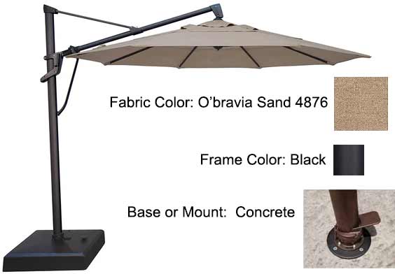 Treasure Garden Cantilever Umbrella - 11’ AKZ PLUS