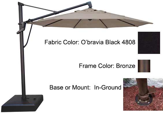 Treasure Garden Cantilever Umbrella - 11’ AKZ PLUS