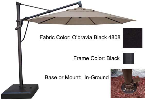 Treasure Garden Cantilever Umbrella - 11’ AKZ PLUS
