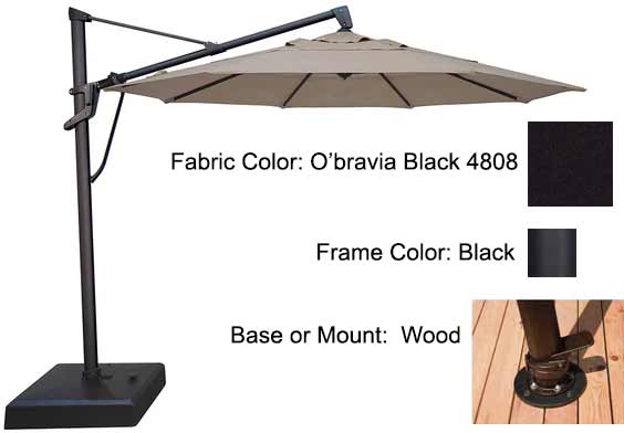 Treasure Garden Cantilever Umbrella - 11’ AKZ PLUS