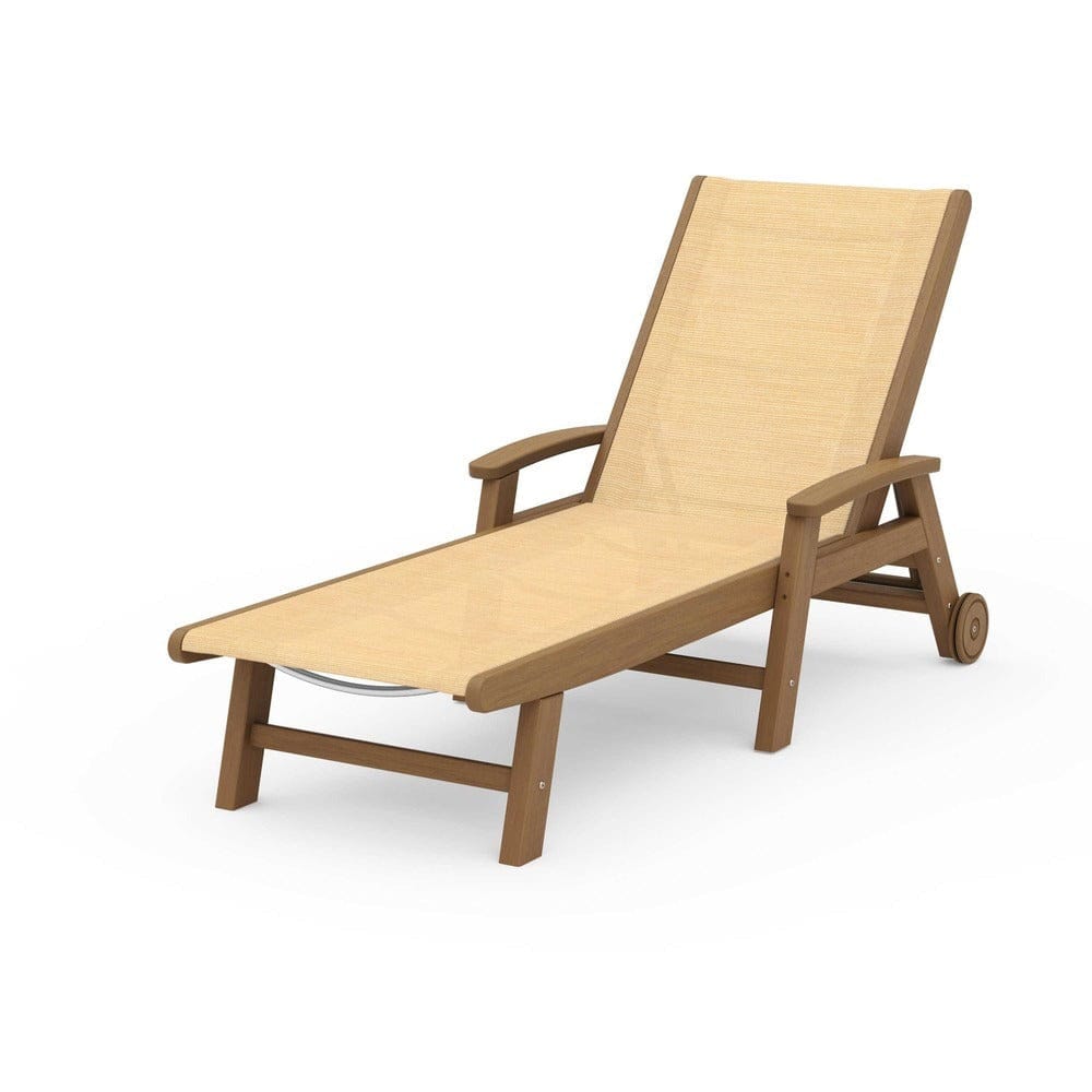 POLYWOOD® - Coastal Chaise with Wheels - SW2290