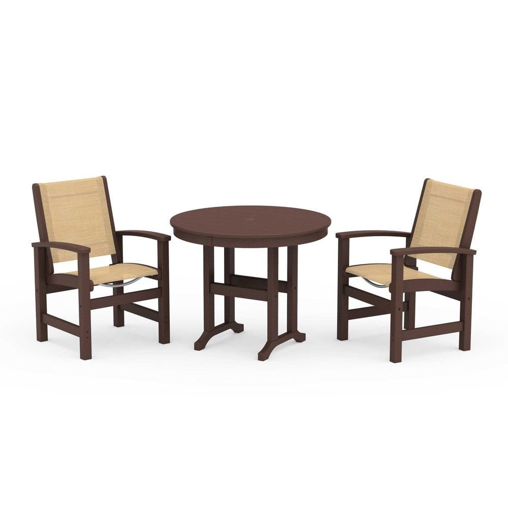 POLYWOOD® - Coastal 3-Piece Round Dining Set - PWS1327