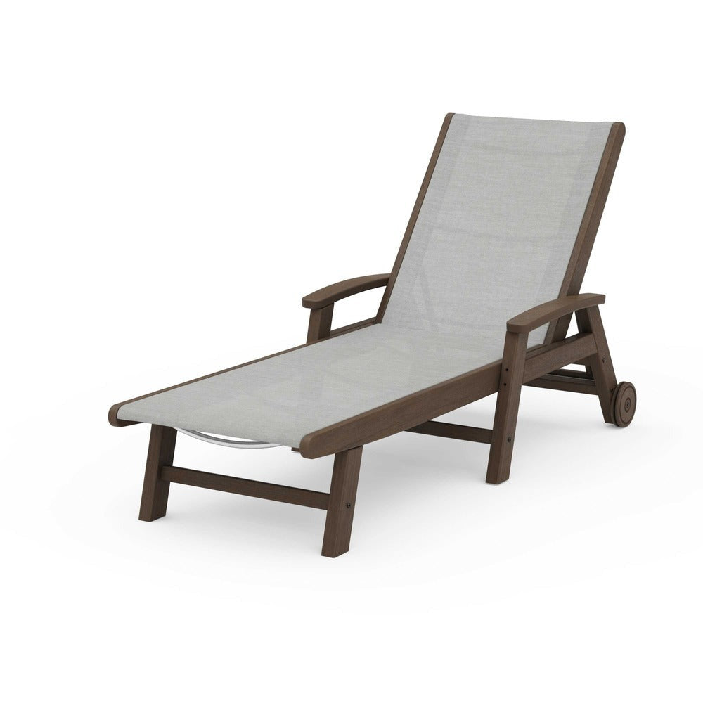 POLYWOOD® - Coastal Chaise with Wheels - SW2290