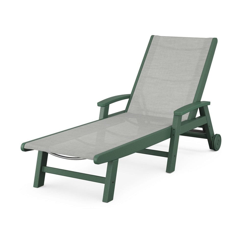 POLYWOOD® - Coastal Chaise with Wheels - SW2290