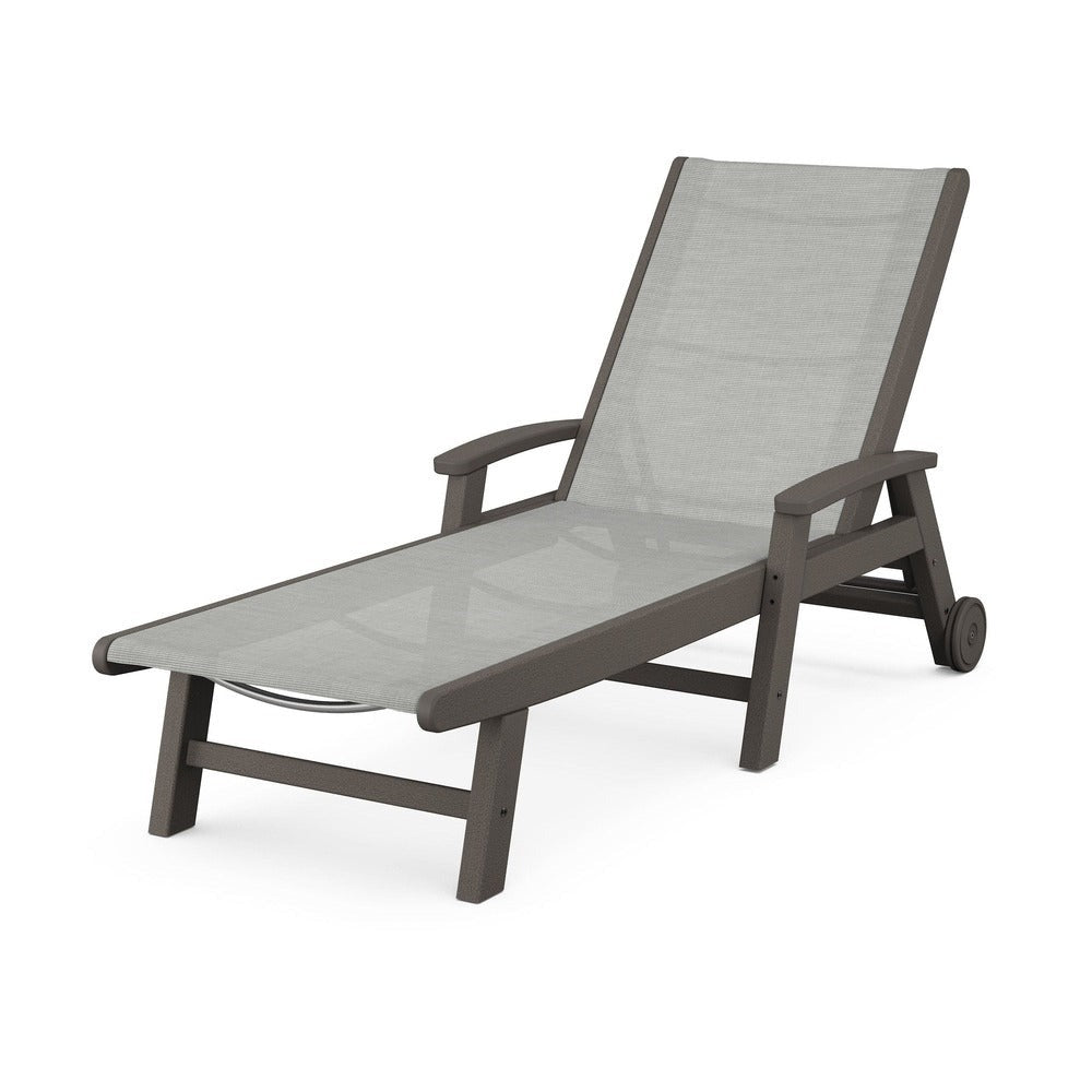 POLYWOOD® - Coastal Chaise with Wheels - SW2290