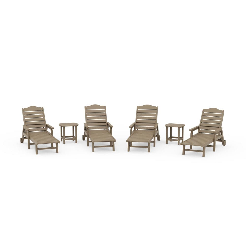 POLYWOOD® - 6-Piece Savannah Chaise Lounge Set - PWS2816 Outdoor Furniture POLYWOOD®