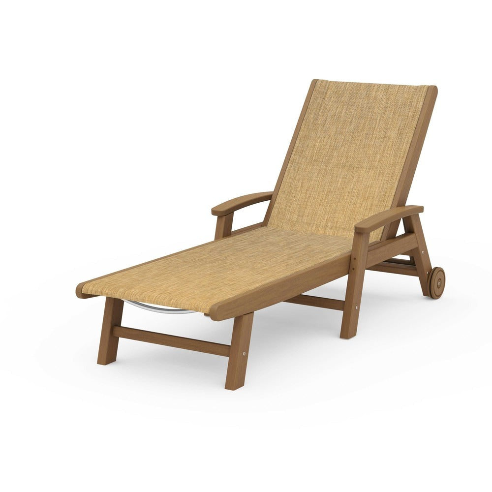 POLYWOOD® - Coastal Chaise with Wheels - SW2290