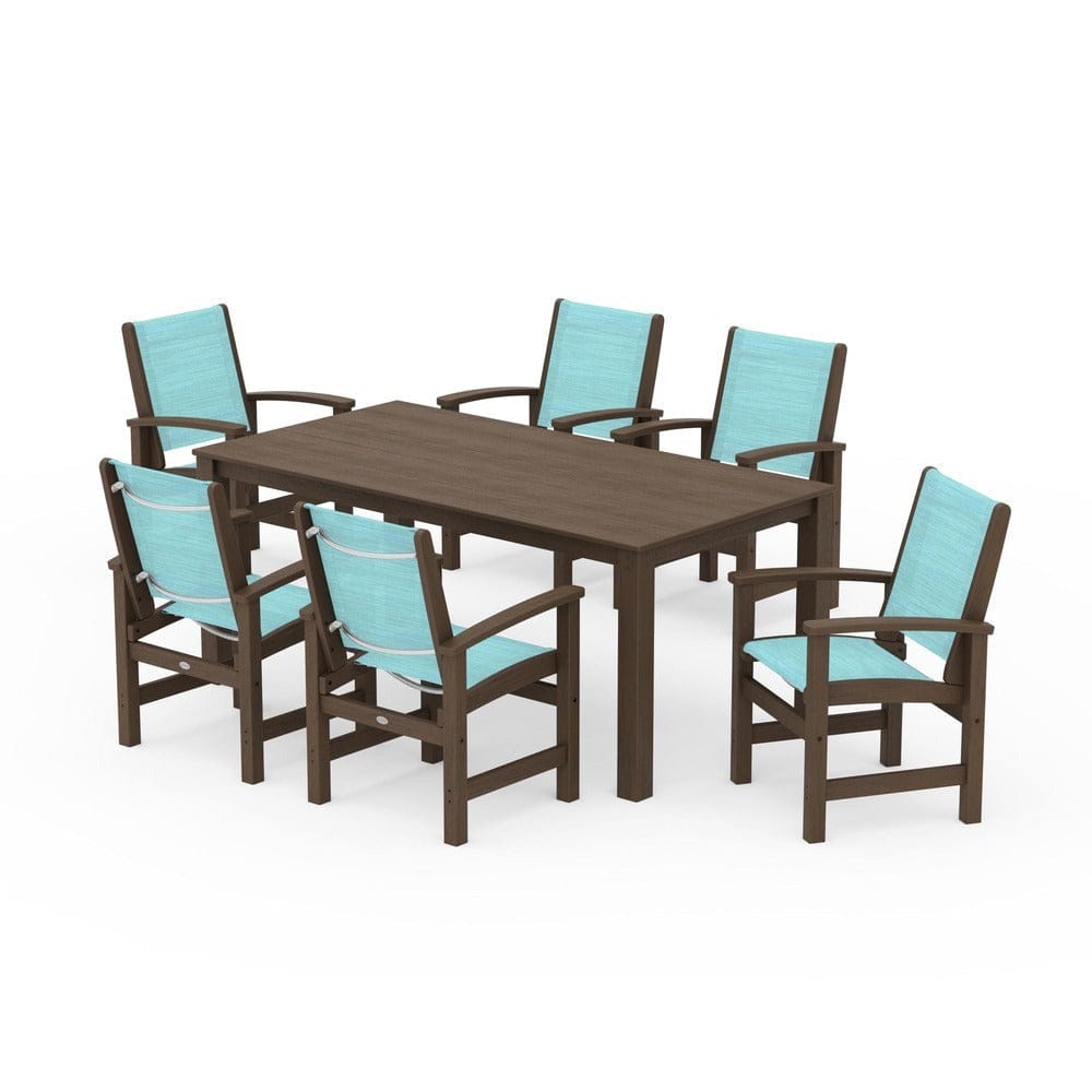 POLYWOOD® - Coastal 7-Piece Parsons Dining Set - PWS2275