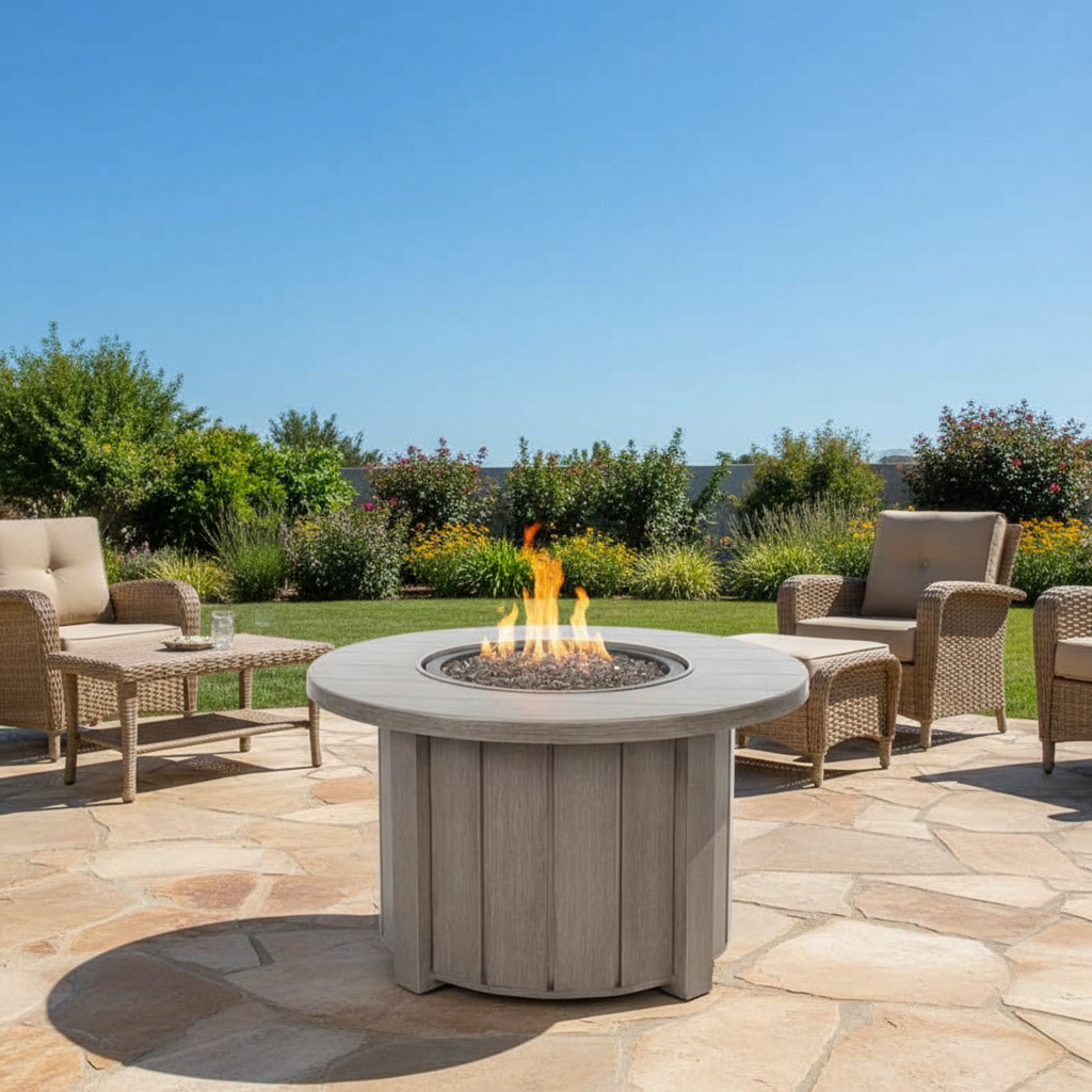 Ebel Trevi 42" Round Fire Table