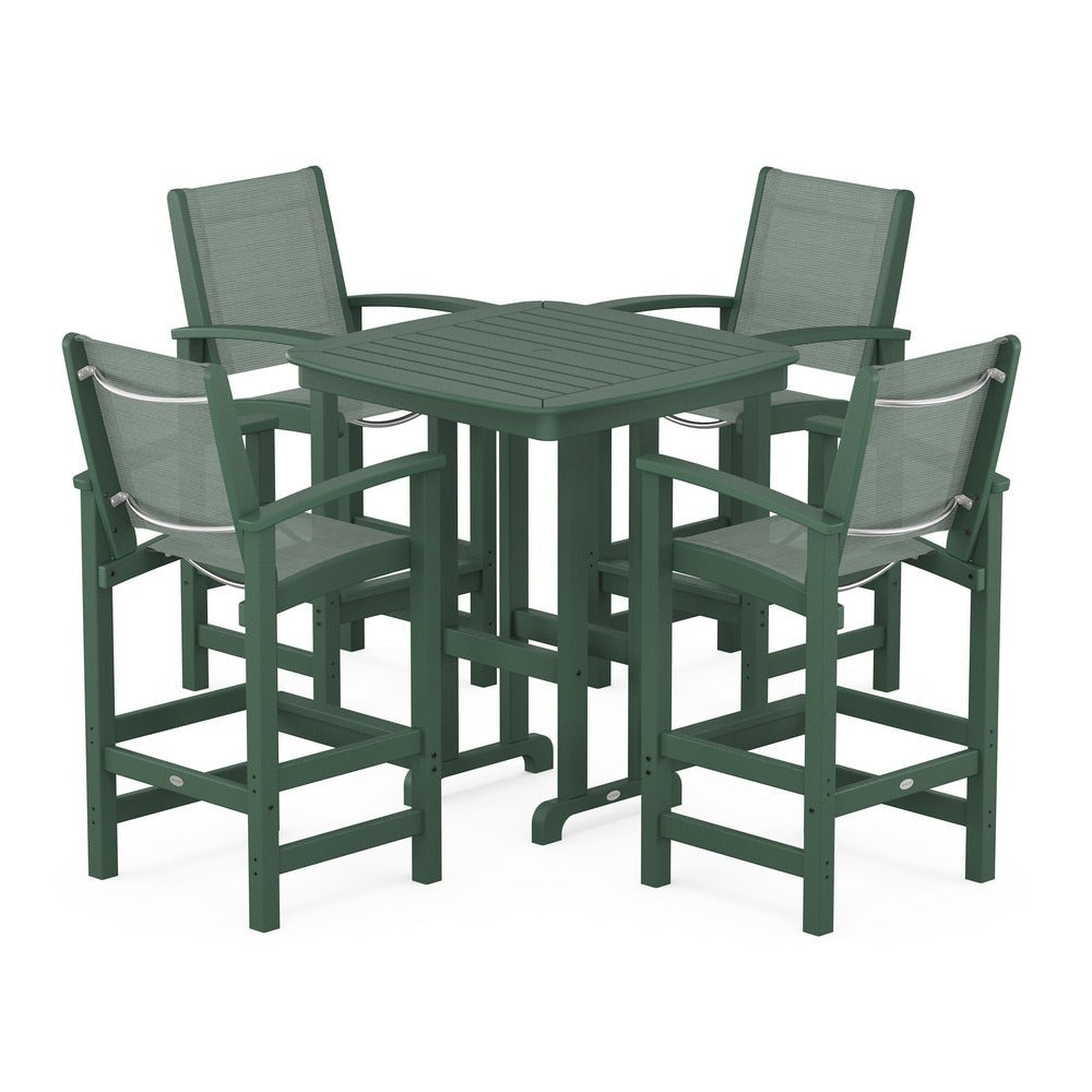 POLYWOOD® Coastal 5-Piece Bar Set - PWS210-1