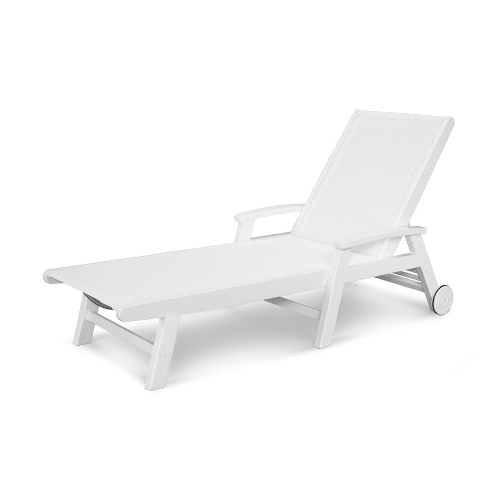 POLYWOOD® - Coastal Chaise with Wheels - SW2290