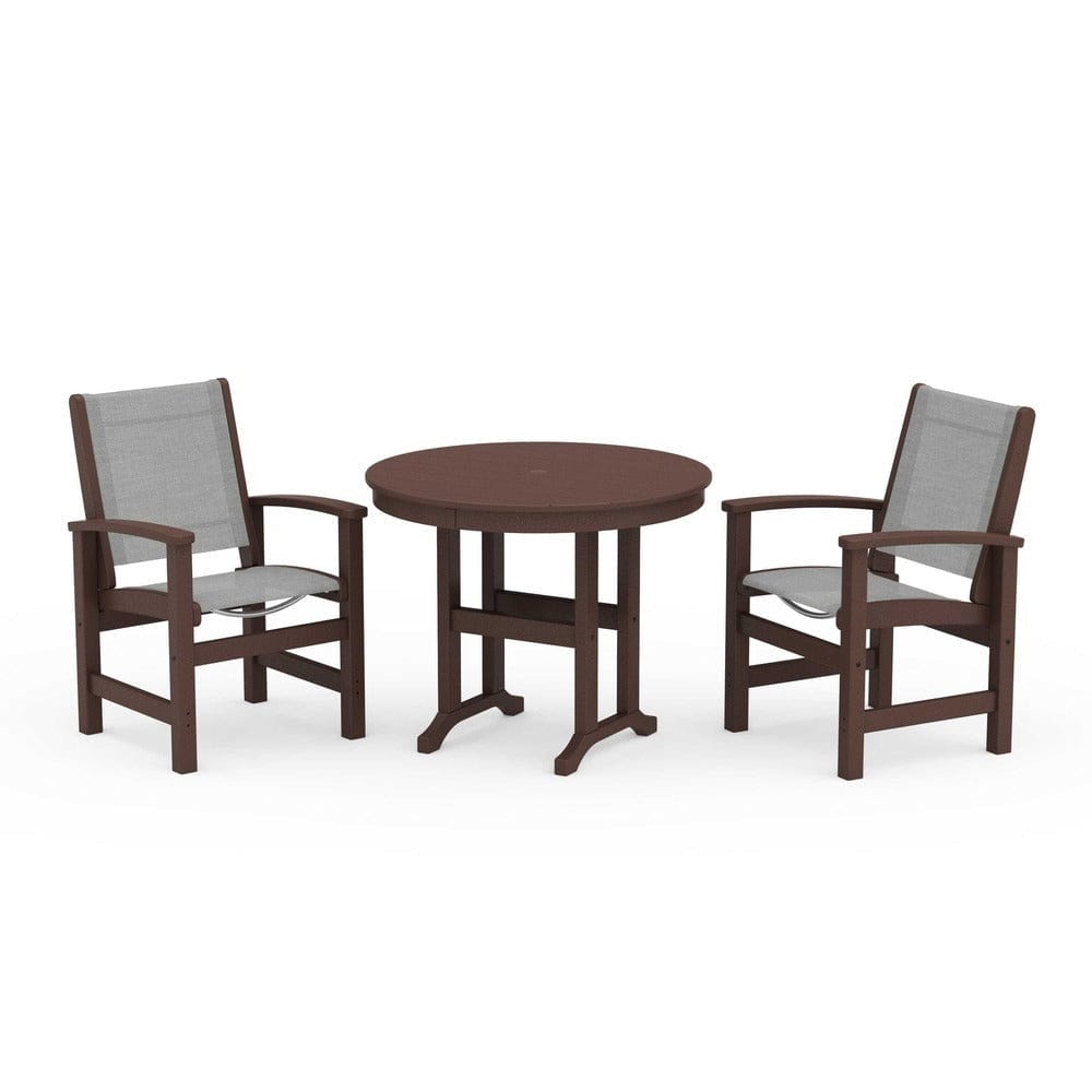POLYWOOD® - Coastal 3-Piece Round Dining Set - PWS1327