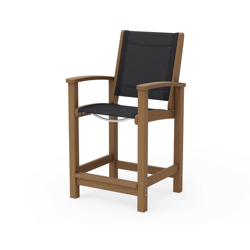 POLYWOOD® - Coastal Counter Chair - 9011
