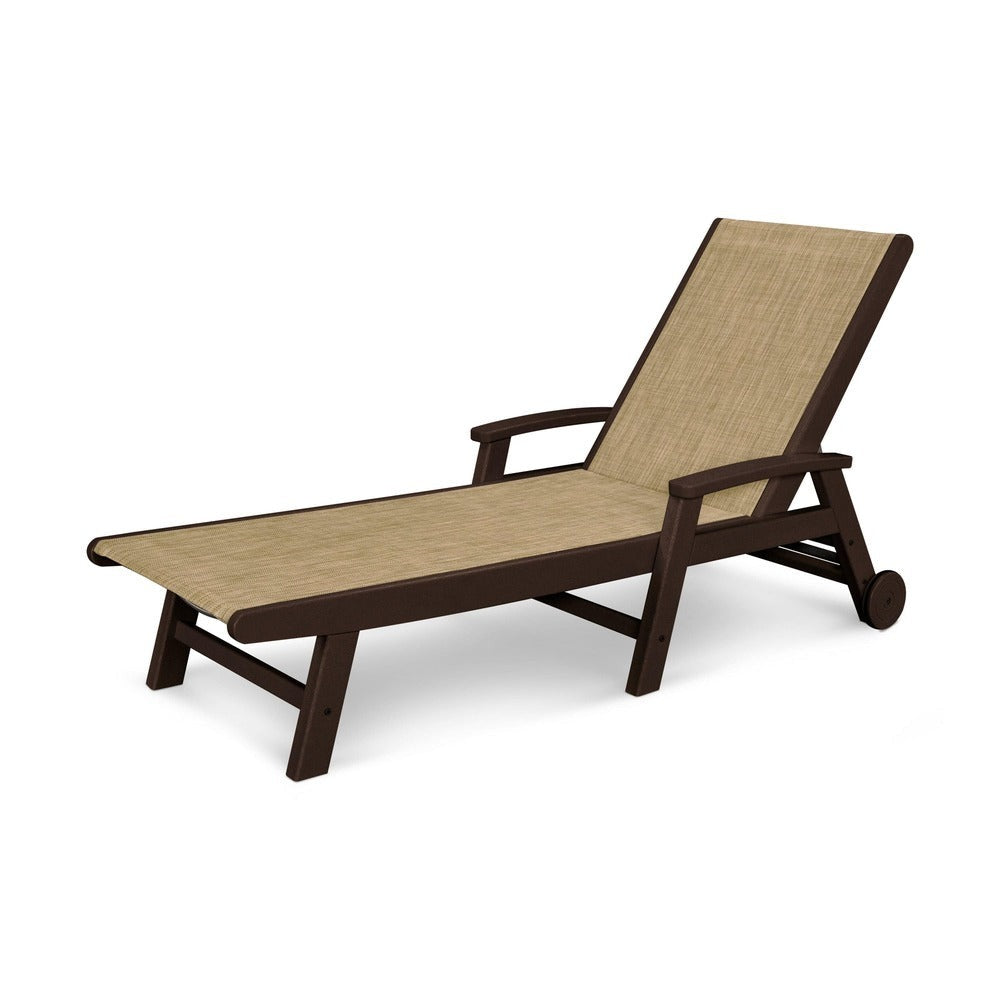 POLYWOOD® - Coastal Chaise with Wheels - SW2290