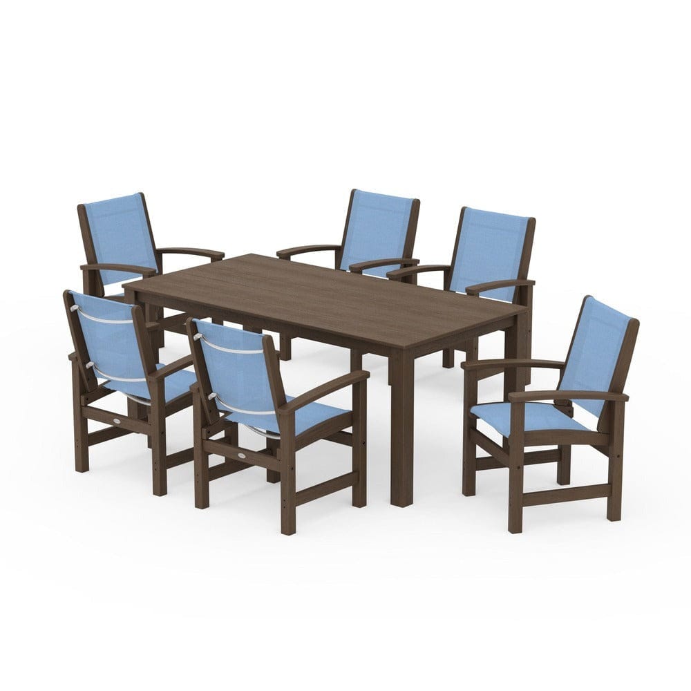 POLYWOOD® - Coastal 7-Piece Parsons Dining Set - PWS2275