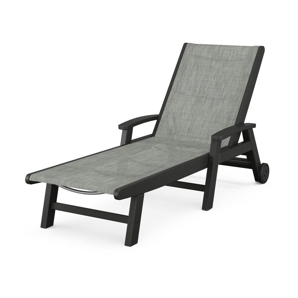 POLYWOOD® - Coastal Chaise with Wheels - SW2290