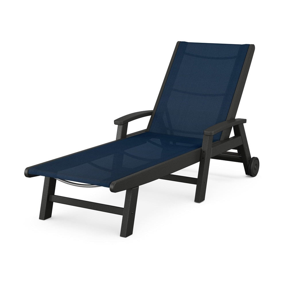 POLYWOOD® - Coastal Chaise with Wheels - SW2290