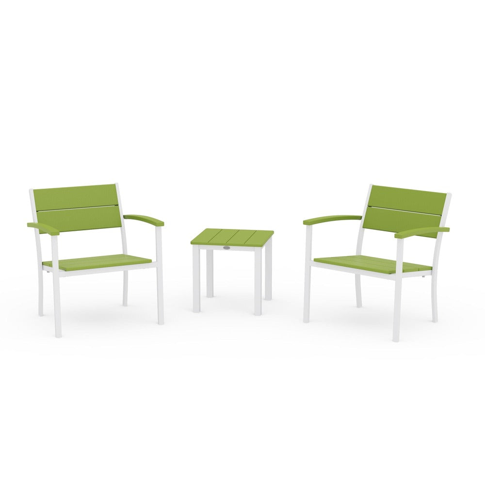 POLYWOOD® - Main Street 3-Piece Lounge Chair Set - PWS2875