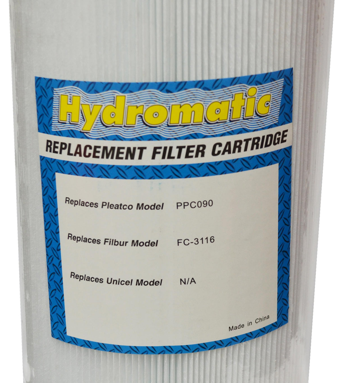 Hydromatic Replacement Filter Cartridge - 90 Sq Ft - 19 1/2" x 7" Pool Filter Hydromatic