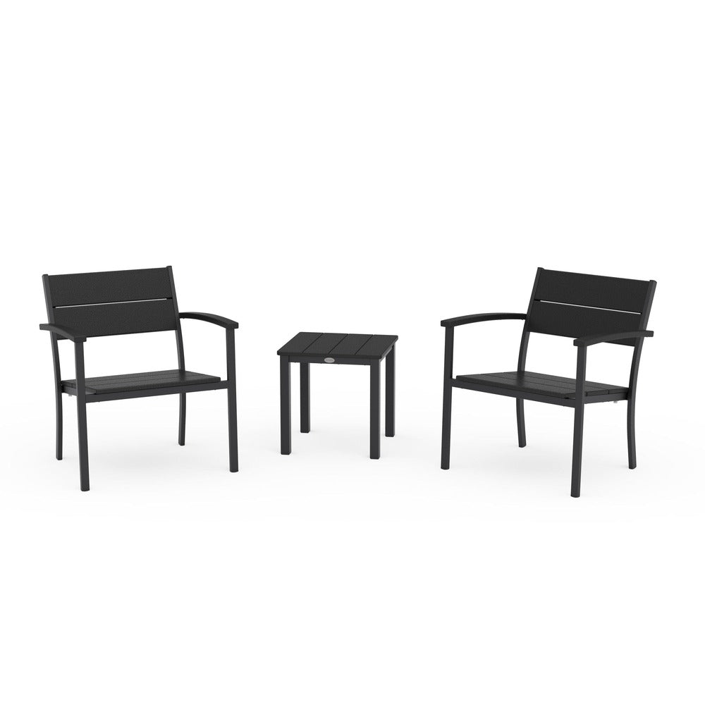 POLYWOOD® - Main Street 3-Piece Lounge Chair Set - PWS2875 Outdoor Furniture POLYWOOD®