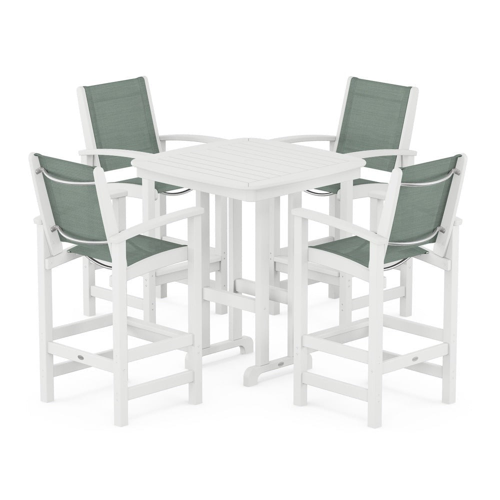 POLYWOOD® - Coastal 5-Piece Bar Set - PWS210