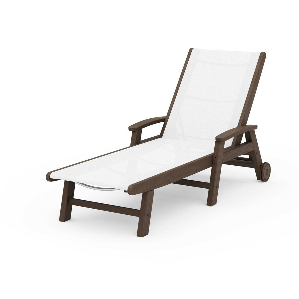 POLYWOOD® - Coastal Chaise with Wheels - SW2290