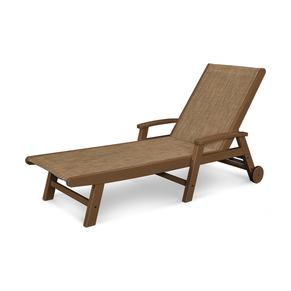 POLYWOOD® - Coastal Chaise with Wheels - SW2290