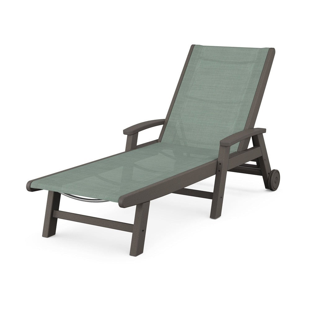 POLYWOOD® - Coastal Chaise with Wheels - SW2290