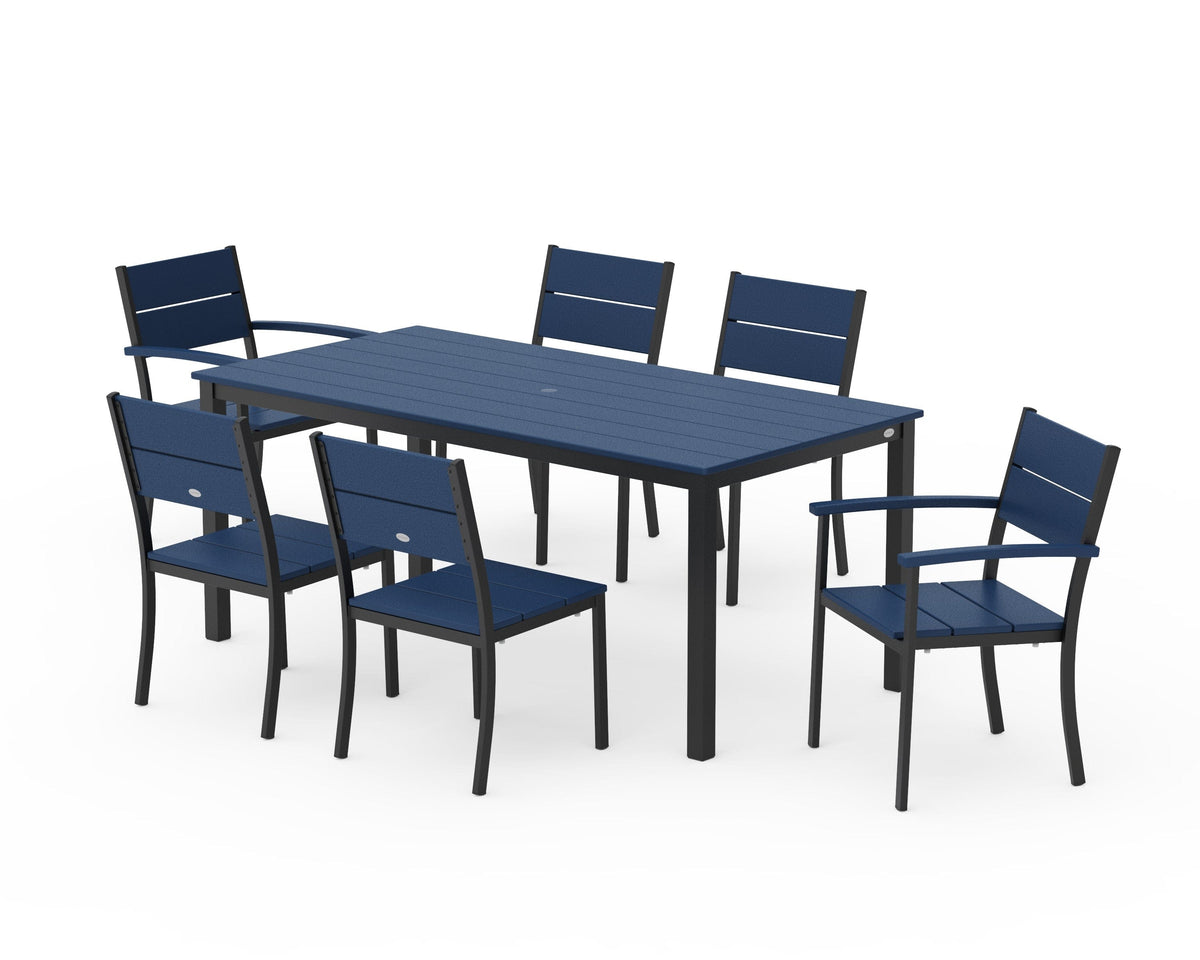 Main Street 7-Piece Dining Set Outdoor Furniture POLYWOOD®