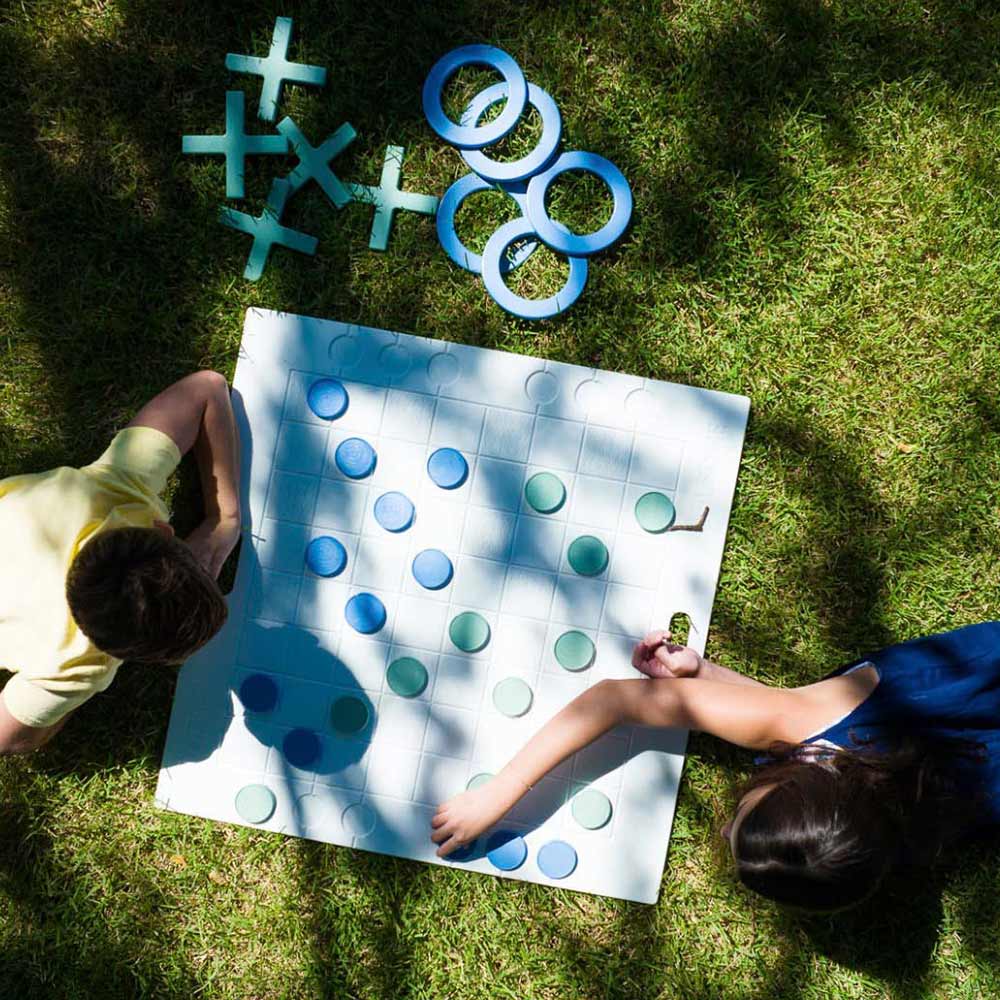 Ledge Lounger - Checkers & Tic Tac Toe - Outdoor Game games Ledge Lounger