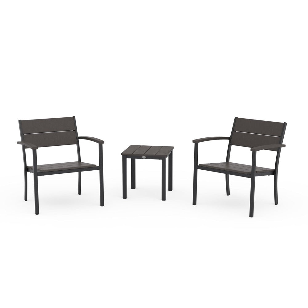 POLYWOOD® - Main Street 3-Piece Lounge Chair Set - PWS2875 Outdoor Furniture POLYWOOD®