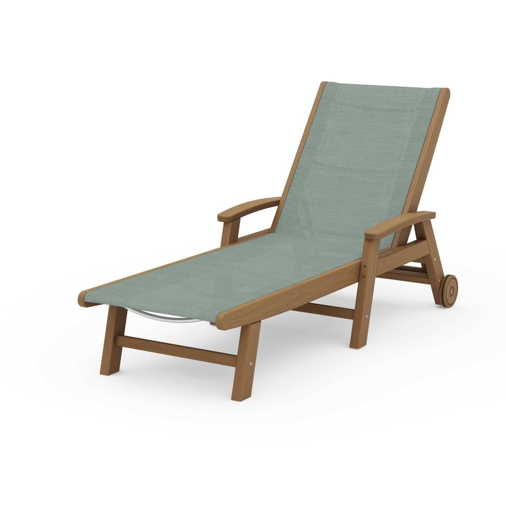 POLYWOOD® - Coastal Chaise with Wheels - SW2290