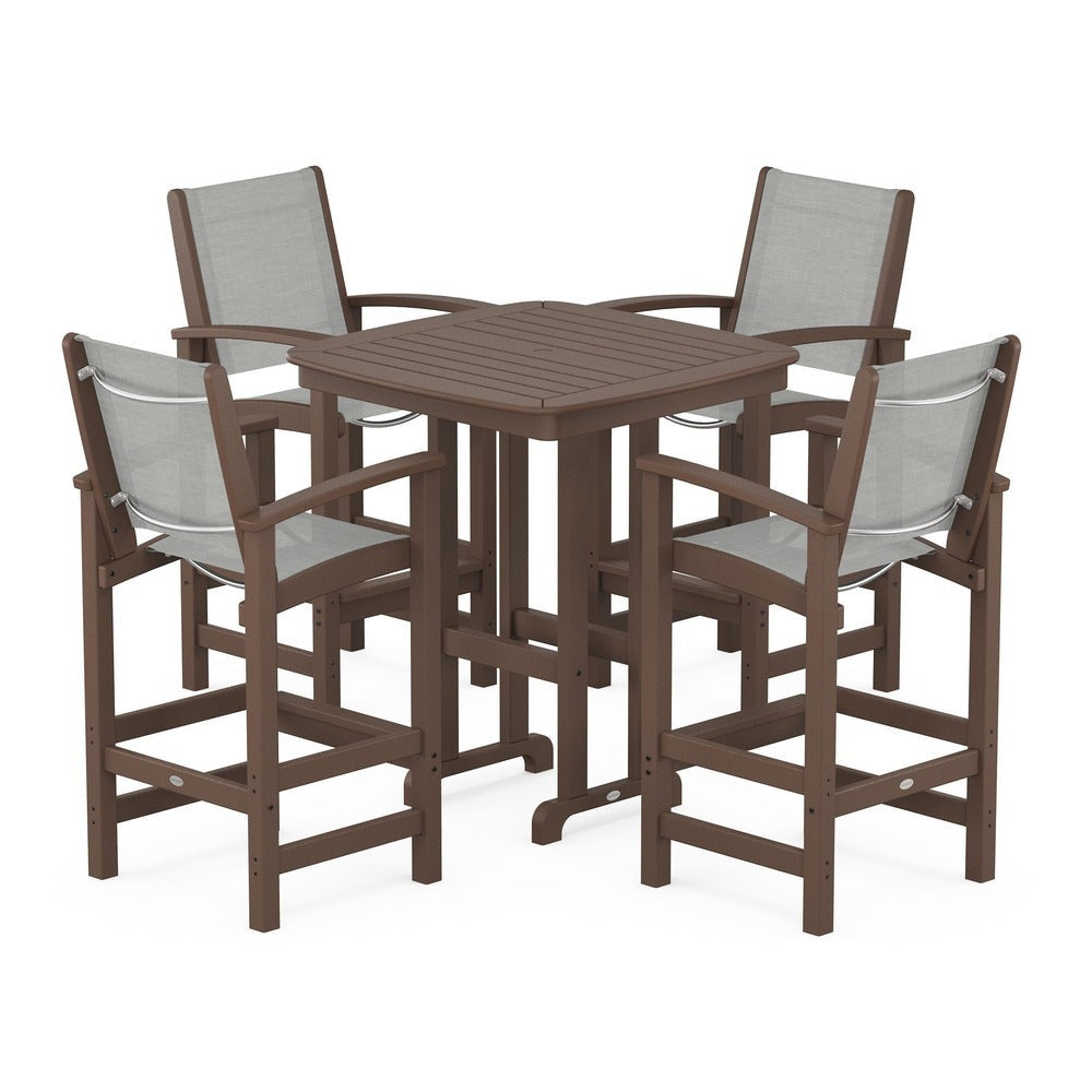 POLYWOOD® Coastal 5-Piece Bar Set - PWS210-1