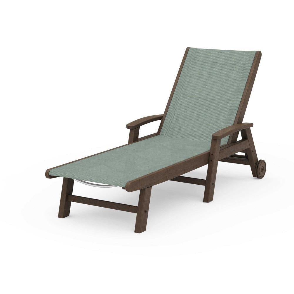 POLYWOOD® - Coastal Chaise with Wheels - SW2290