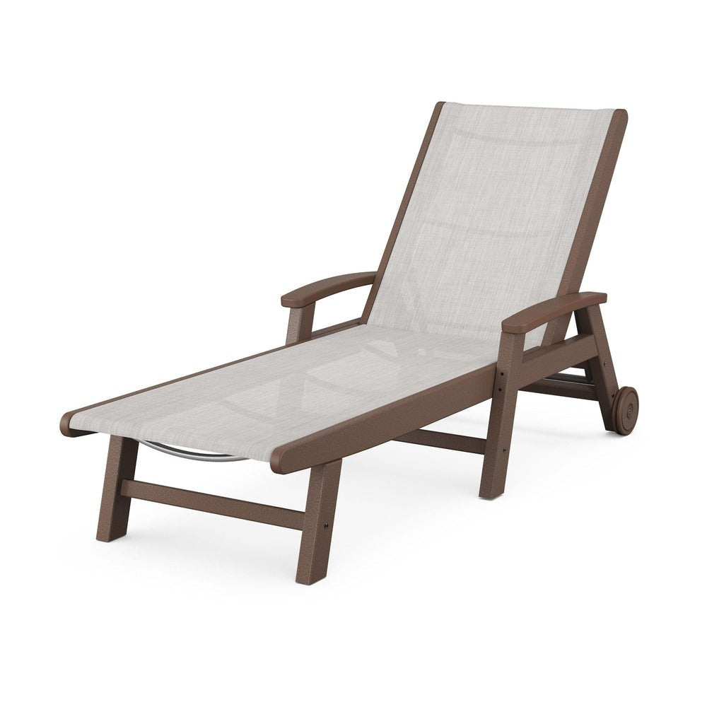 POLYWOOD® - Coastal Chaise with Wheels - SW2290