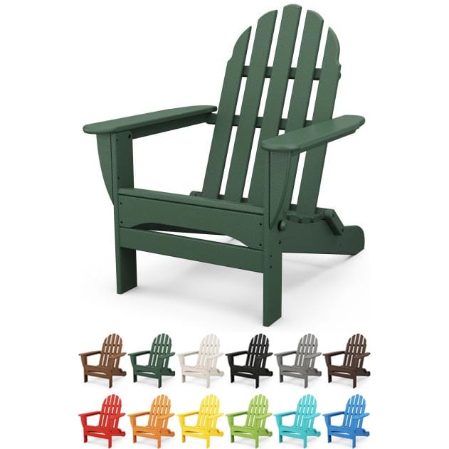 POLYWOOD® Classic Folding Adirondack Chair - AD5030 Adirondack Chair POLYWOOD®