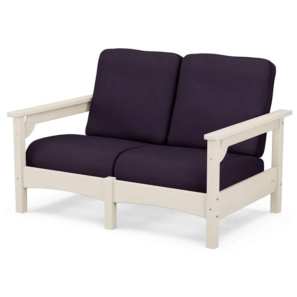 POLYWOOD® Outdoor Furniture POLYWOOD® - Club Loveseat - PWCLC47GY