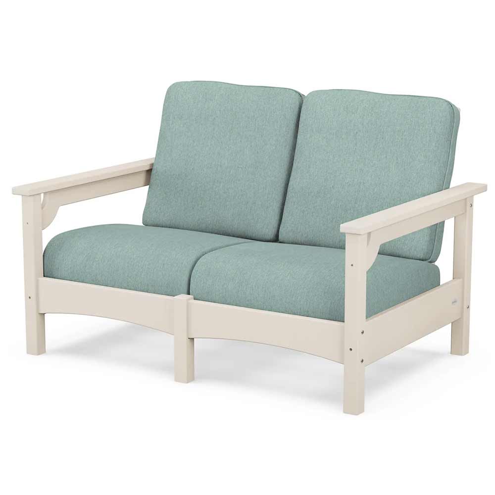 POLYWOOD® Outdoor Furniture POLYWOOD® - Club Loveseat - PWCLC47GY