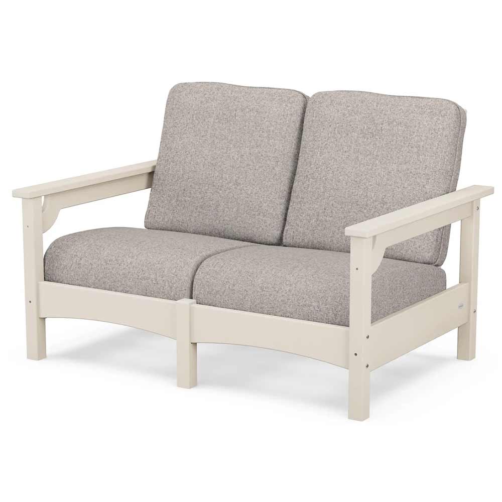 POLYWOOD® Outdoor Furniture POLYWOOD® - Club Loveseat - PWCLC47GY